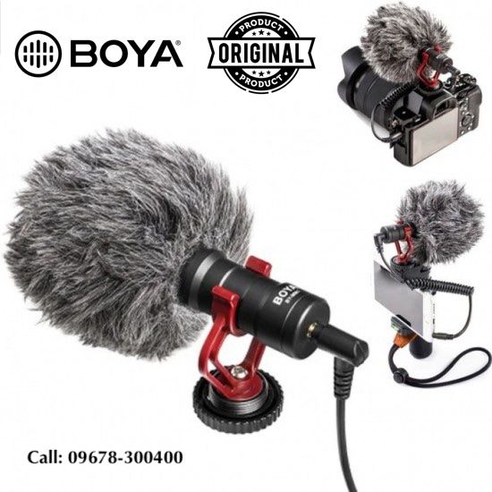 OYA MM1 Microphone- Vlogging & YouTube Video Microphone for Smartphone, PC DSLR- (BOYA BY-MM1)